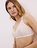 Set Bralette Tanpa Kawat Motif Renda A-E