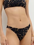 Printed Bandeau Bikini Set