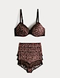 Jasmine Plunge-BH mit Bügel, Spitze und Motiv im Set (A–E)