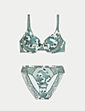 Kalina Silk & Lace Wired Full Cup Bra Set A-E