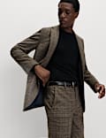 Slim Fit Check Suit