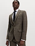 Slim Fit Check Suit