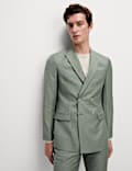 Slim Fit Double Breasted Suit