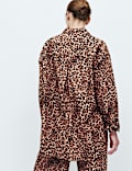 Pure Cotton Animal Print Pyjama Top & Bottom Set