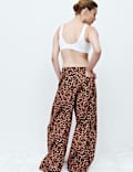 Pure Cotton Animal Print Pyjama Top & Bottom Set