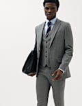 3 Piece Slim Fit Pin Stripe Stretch Suit