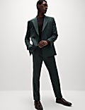 Tailored Fit Wool Rich Double Breasted Suit 