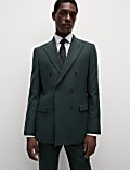 Tailored Fit Wool Rich Double Breasted Suit 