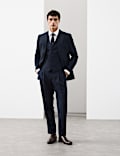 Tailored Fit Pure Wool Check Suit