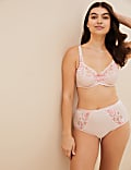 Wild Blooms Wired Full Cup Bra Set A-E