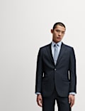 Regular Fit Shadow Check Suit 