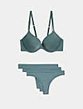 Flexifit™ Wired Push-Up Plunge Bra Set A-E