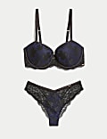 Cosmos Wired Push Up Balcony Bra Set