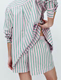 Pure Cotton Poplin Striped Pyjama Set