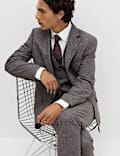3 Piece Tailored Fit Micro Check Suit