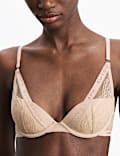 Murcia Lace Wired Plunge Bra Set A-E