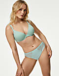 Setje met T-shirtmodel Body Soft™-plunge-bh met beugel, cupmaten A-E