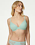 Setje met T-shirtmodel Body Soft™-plunge-bh met beugel, cupmaten A-E