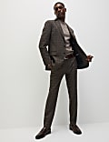 Slim Fit Prince of Wales Check Suit 