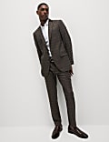 Slim Fit Prince of Wales Check Suit 