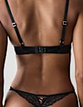 Bustier-set zonder beugel van zijde en kant (cupmaten A-E)
