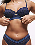 Cleo Lace Wired Balcony Bra Set A-E