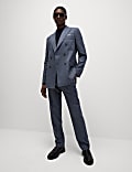 Tailored Fit Wool Rich Double Breasted Suit