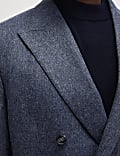 Tailored Fit Wool Rich Double Breasted Suit