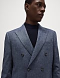 Tailored Fit Wool Rich Double Breasted Suit