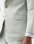 Tailored Fit Italian Performance Linen Blend Suit