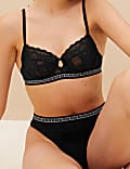 Meia Lace Wired Balcony Bra Set A-G