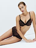 Jasmine Lace Wired Push-Up Plunge Bra Set A-E