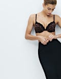 Jasmine Lace Wired Push-Up Plunge Bra Set A-E