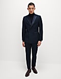 Slim Fit Double Breasted Tuxedo Suit