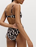 Plunge-bikiniset met print