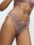 Jasmine Lace Wired Demi Cup Bra Set A-E