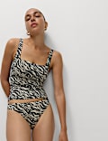 Floral Square Neck Tankini Set