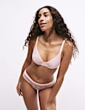 Karina Embroidery Wired Plunge Bra Set A-E