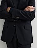 2 Piece Tailored Fit Italian Wool Flannel Suit