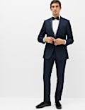 2 Piece Tailored Fit Shawl Collar Tipped Tux Suit