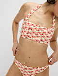 Printed Padded Halterneck Bikini Set