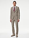 Slim Fit Puppytooth Stretch Suit