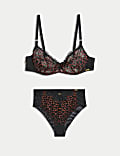 Evora Embroidery Wired Balcony Bra Set A-E