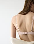 Boston Microfibre Lace Trim Wired PlungeBra Set A-E