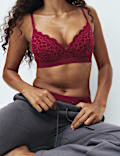 Cleo Lace Non Wired Plunge Bra Set A-E