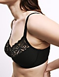 Lace Wired Minimiser Bra Set C-H