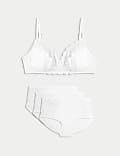 Amelia Lace Non Wired Full Cup Bra Set A-E