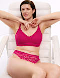 Soutien-gorge Flexifit™ minimiseur sans armatures orné de dentelle, bonnets C à K