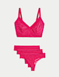 Soutien-gorge Flexifit™ minimiseur sans armatures orné de dentelle, bonnets C à K