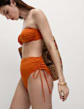 Padded Twist Front Bandeau Bikini Set